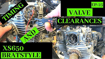 XS650 Brat Build Ep 25, Ignition Timing and Valve Clearances