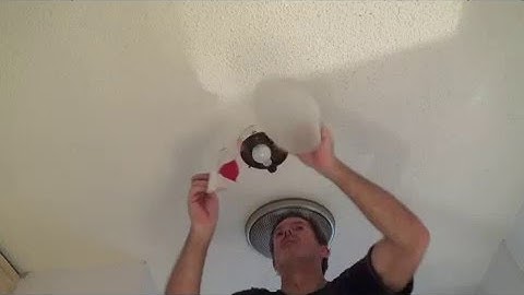 How to fix a light fixture...Part 4