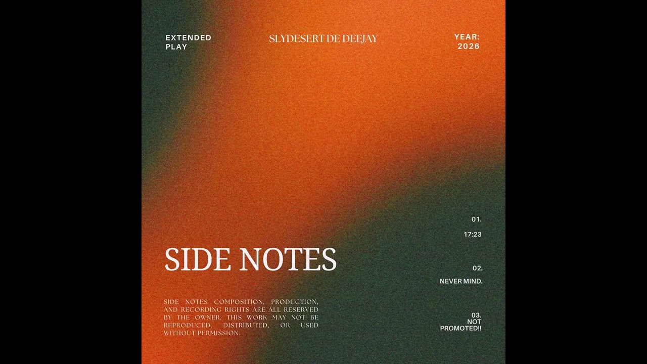 SlyDesert De DeeJay – Not Promoted!! (Official Audio)