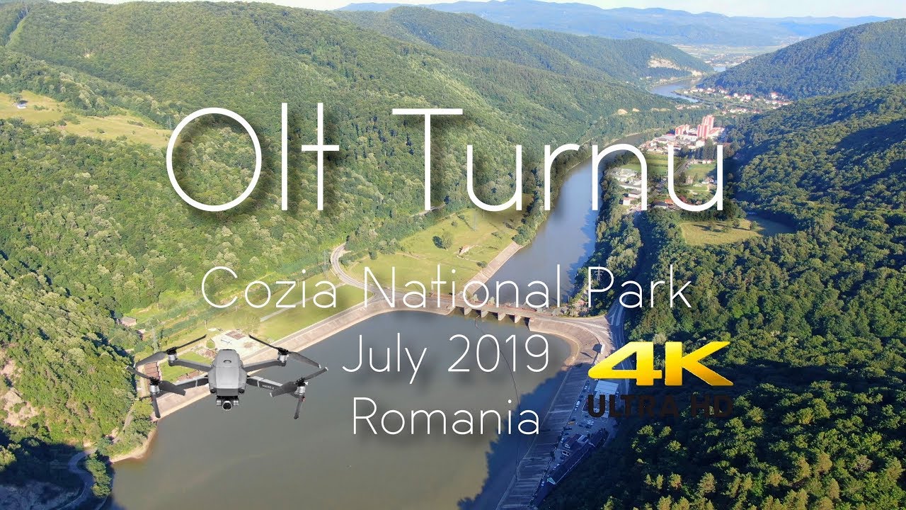 Olt Turnu Románia 2019 Camping Monastery Turnu DJI Mavic 2 Zoom
