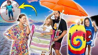 Nuestra Rutina Real Después De La Playa Nos Quedamos Hasta La Noche En La Playa Familia Amiguindy