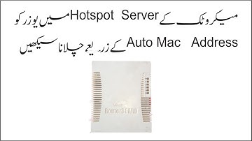MikroTik Hotspot Automatic Login by MAC Address Configuration