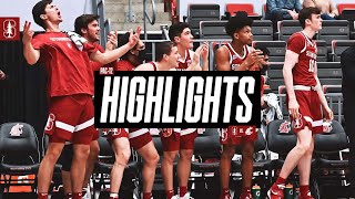 Stanford Men's Basketball Highlights vs. WSU