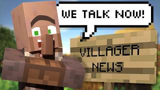Giving Minecraft Villagers Real Voices! | Villager News Add-On