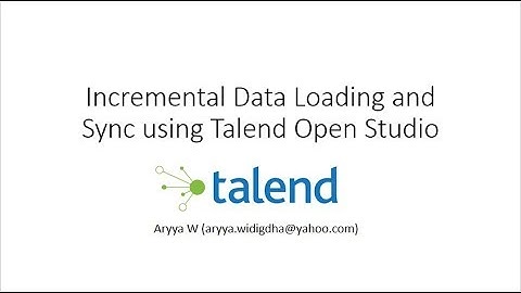 Talend Open Studio for ESB : Incremental Data Loading & Sync