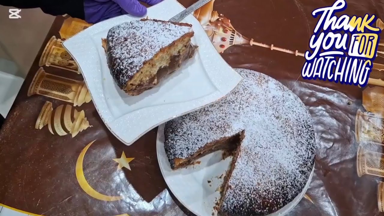 لامونة بكريمة الكاكاو بنينة وخفيفة جربوها متندموش 🥧 lamouna