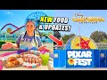  new pixar fest at disneyland updates  downtown disney food and wine festival foods  much more