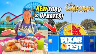 ✨ NEW PIXAR FEST At DISNEYLAND Updates! | Downtown Disney, Food And Wine Festival Foods + MUCH MORE!