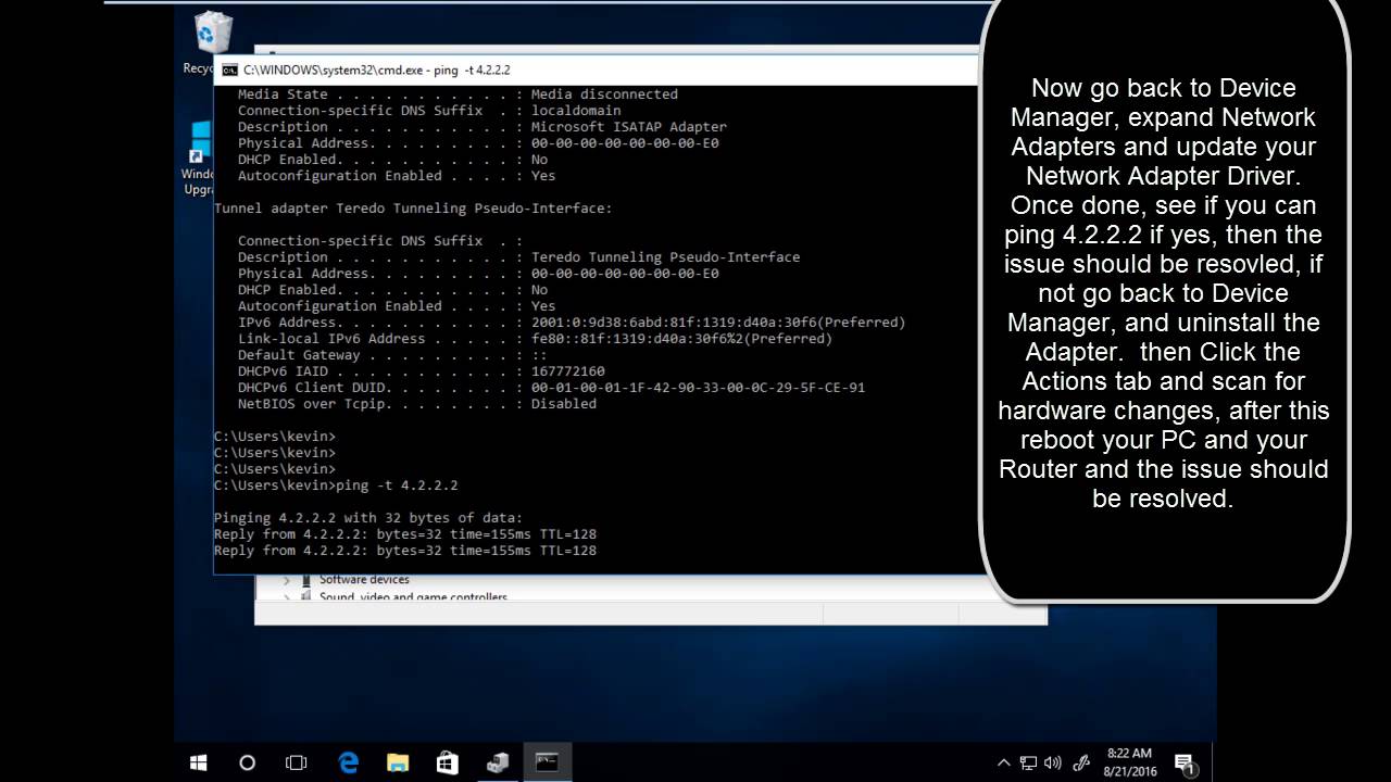 Ping not found. Default Gateway. Teredo tunneling pseudo-interface что это такое. Ping not.