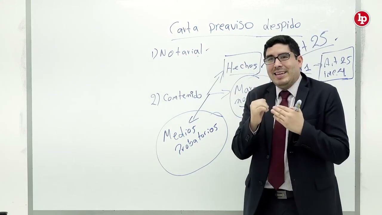 Conoce el procedimiento de despido y sus reglas. Bien explicado por Bismarck Seminario