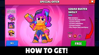 How to get Squad Busters Shelly skin for FREE!