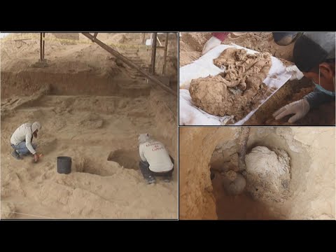 Archeologų radinys Peru: prieš 500 metų inkų visuomenės elitui priklausiusių vaikų palaikai