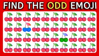 FIND THE ODD EMOJI OUT by Spotting The Difference! Odd One Out Puzzle
