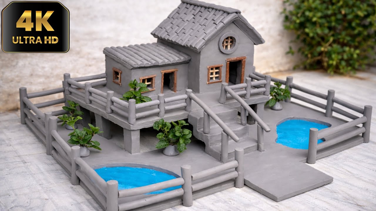 Indian Village Style Miniature House | Small toy House | 