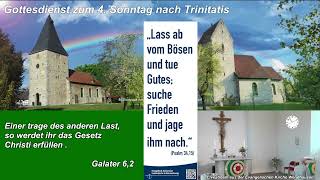 Gottesdienst zum 4. Sonntag nach Trinitatis