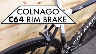 Rebuild Bike Colnago C64 Rim Brake Fluxos Wheels Shimano Ultegra