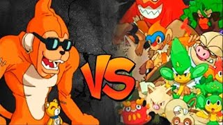 Etemon VS Monkey Pokemons (Digimon VS Pokemon) Sprite/Pixel Animation Battle