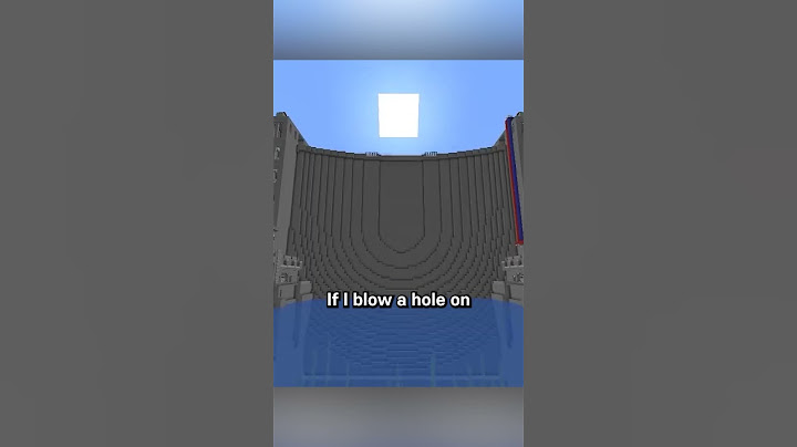 realistic water dam