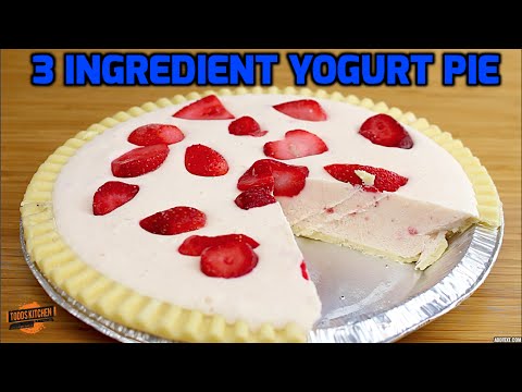 Strawberry Yogurt Pie Recipe - 3 Ingredients