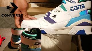 CONVERSE ERX 260 JEWEL /WHITE,COURT PURPLE,BOLD JADE/ UNBOXING +MERCH FROM YOUR  FAVORITE SHOETUBER screenshot 5