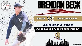 Brendan Beck Vs Rochester Red Wings 26