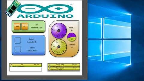 Arduino  2 Led  2 Button  2 Analog    over  Bluetouth