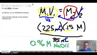 Dilutions Sample Problems