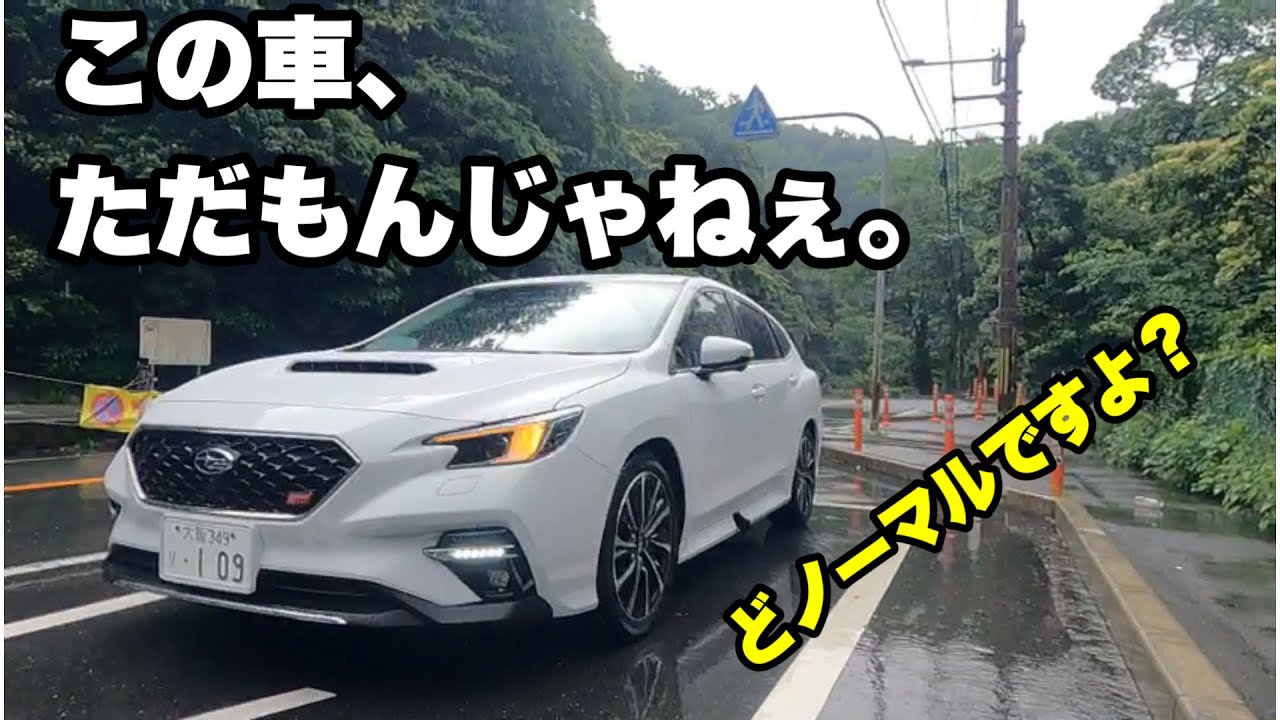 【ノーマルレヴォーグが優秀過ぎて】雨の山道ワインディング走行🚗☔