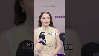 Lucy Halliday’s Hilarious Moment at The Testaments Red Carpet
