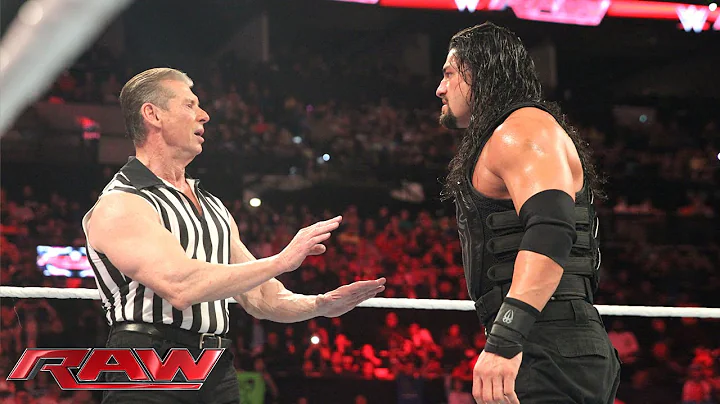 Reigns vs. Sheamus - Mr. McMahon Guest Ref. for WWE World Heavyweight Title: Raw, Jan. 4, 2016