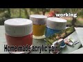 How to make acrylic paint at homeits me ayras