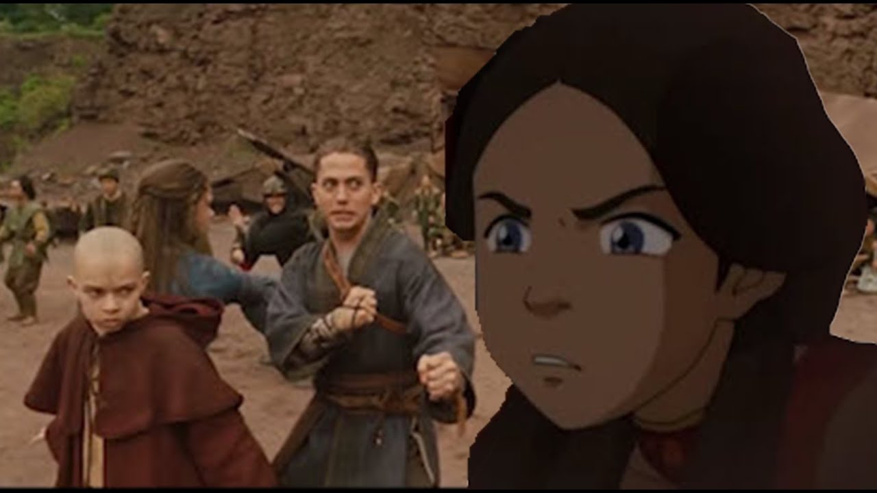 Avatar: the Last Airbender but the characters are reacting to their live action movie
