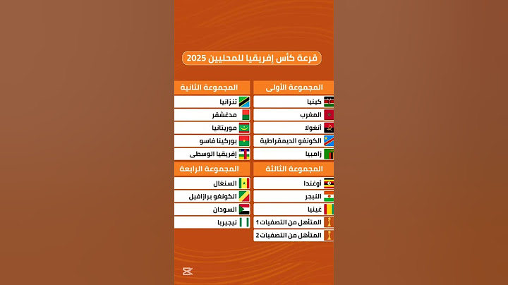 تعرّف على نتائج قرعة بطولة أمم إفريقيا للاعبين المحليين 2025