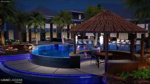 One of our most Insane Pools to date with Lazy River | Lucas Lagoons Design