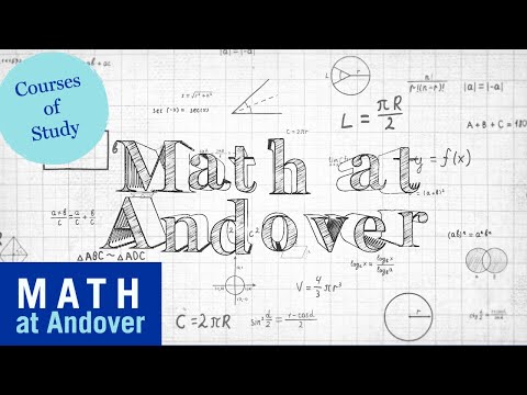 Courses of Study: Math at Andover