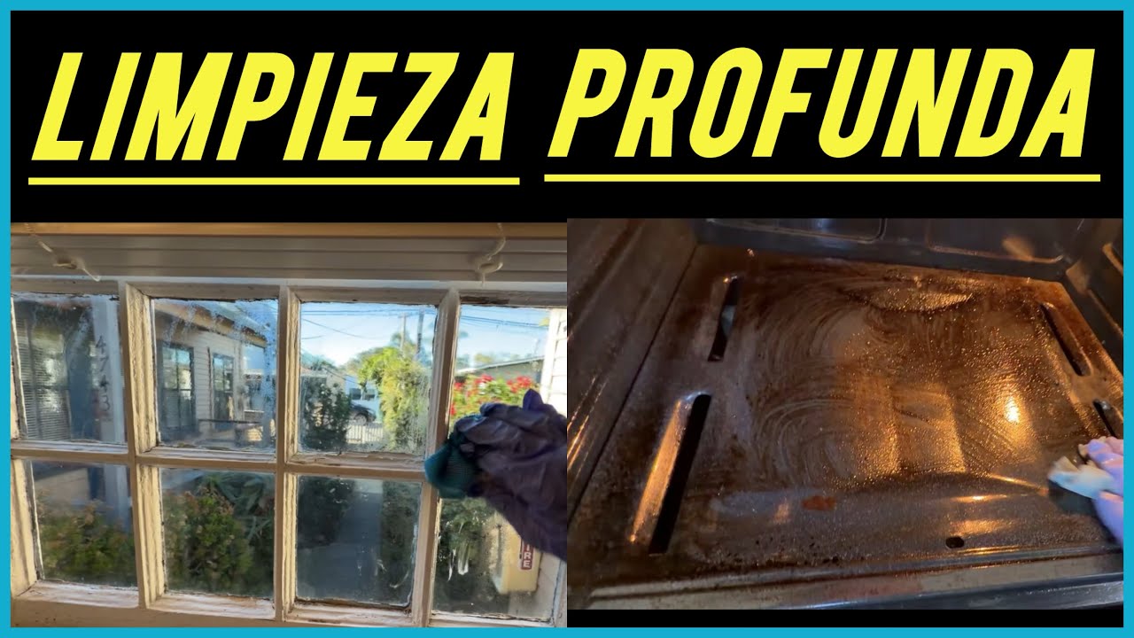 LIMPIEZA PROFUNDA de las áreas más difíciles 