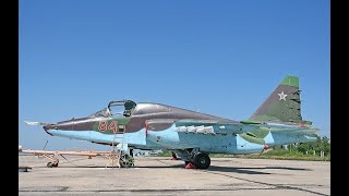 DCS World - Су-25Т - запуск, руление и взлёт
