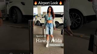 Disha Patani spotted at airport Today ?shorts dishapatani youtubeshorts shortsvideo trending