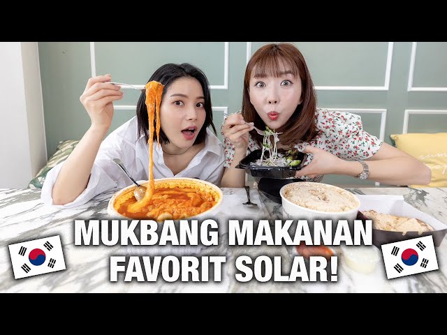 MUKBANG MAKANAN HITS KOREA Ft. SOLARSIDO (SOLAR MAMAMOO) class=