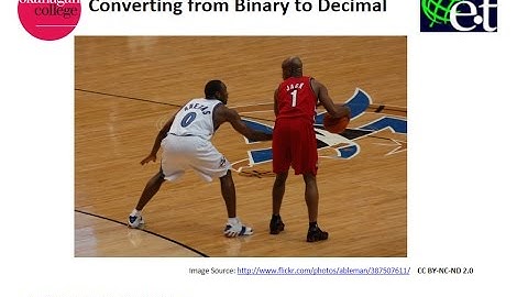 Converting Numbers from Base-2 to Base 10 (Binary to Decimal Conversion)