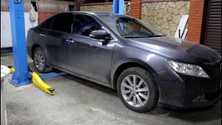 Toyota Camry XV50 Тойота Камри 2013 года, 2 5 Замена масла в автомате АКПП