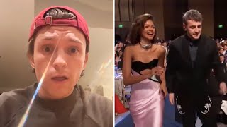 Celebrity Tom Holland REACTS to Zendaya Refusing To Hold Paul Mescal’s Hands at 2023 SAG Awards Profile