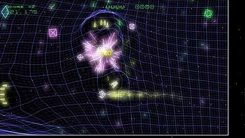 OpenGW Gameplay (open source Geometry Wars clone)