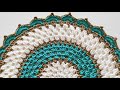 How to make easy crochet placemat pattern for beginners - simple stitch placemats knitting pattern