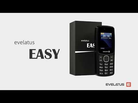 Evelatus EASY01 Dual SIM Mobile with Buttons Black