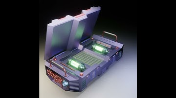 Turntable Animation Crate - Blender