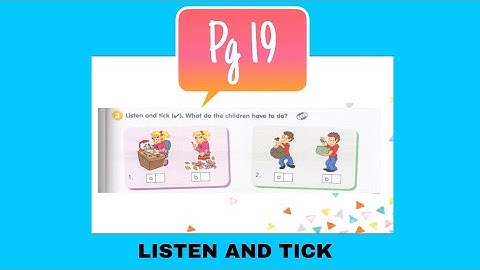 GET SMART PLUS 4 | TEXTBOOK PAGE 19 | ACTIVITY 3 | LISTEN AND TICK