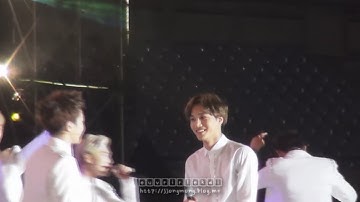 140831 롯데패밀리콘서트 Lucky EXO 종인 KAI Focus