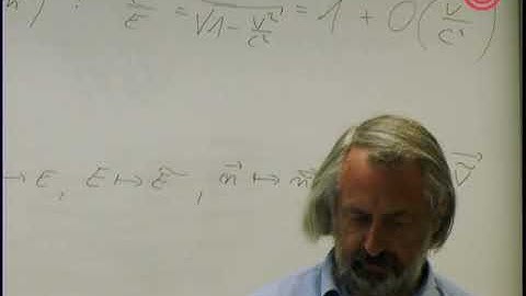 General theory of relativity - Volker Perlick - Lecture 06