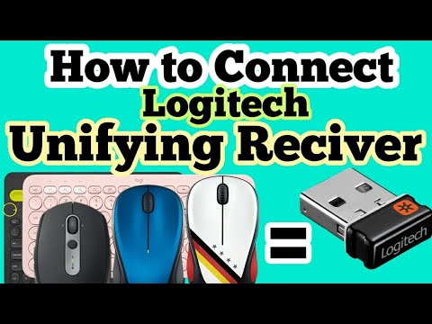 Forhandle specielt pin Logitech Unifying receiver : how to connect logitech unifying receiver in  hindi - YouTube